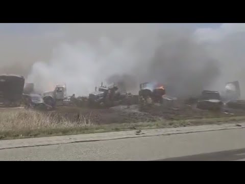 I 55 Reopens After Deadly Dust Storm In Downstate Illinois