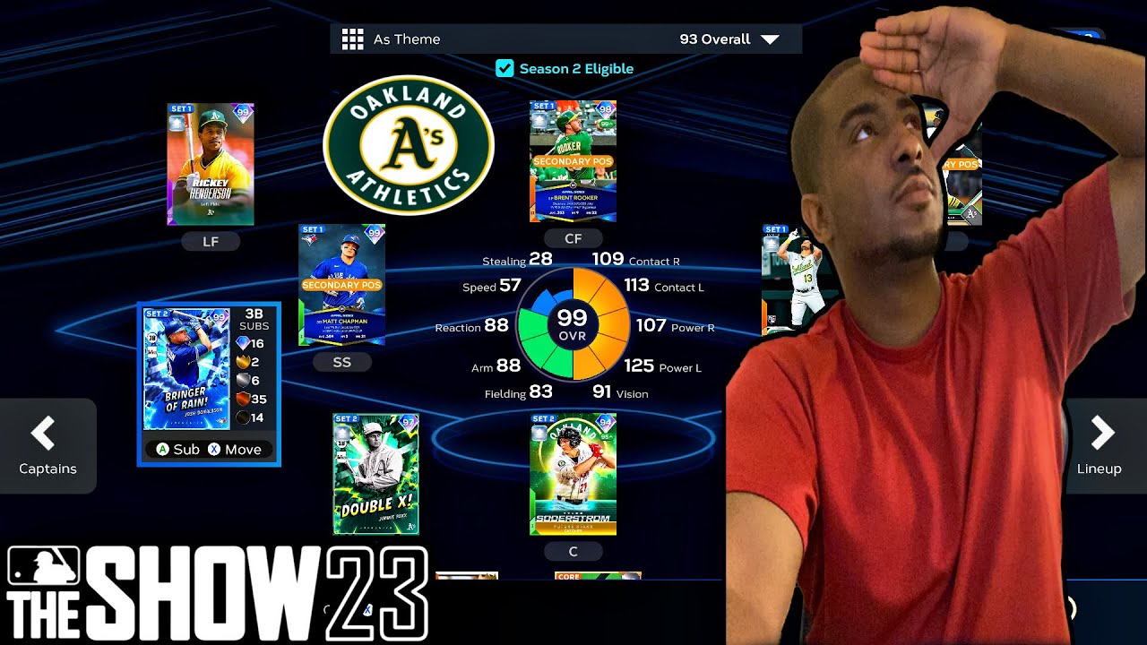 I Made Upgrades To The Oakland A’s Theme Team In Mlb The Show 23