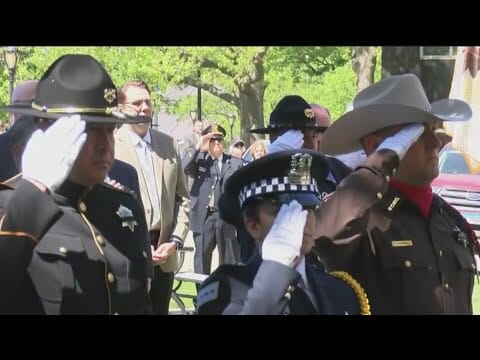 Illinois Gov. Pritzker Honors Fallen Officers On Illinois Police Officers Memorial Day