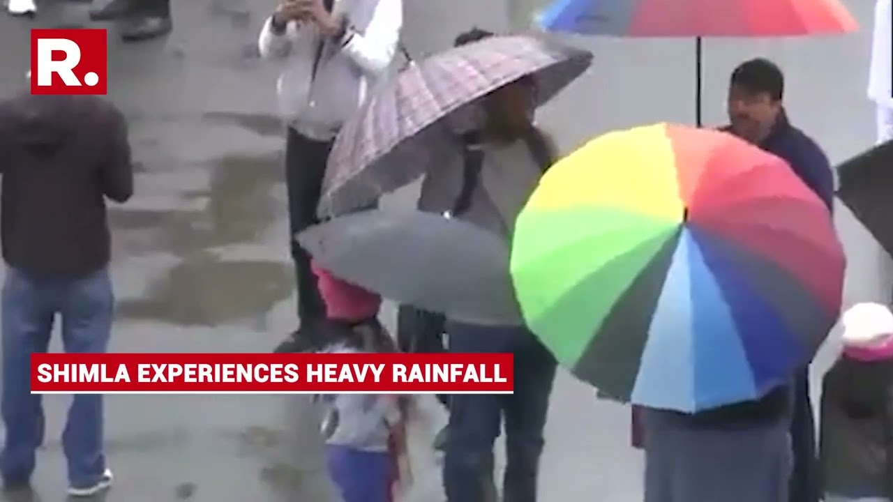 Imd Issues Orange Alert For Three Days As Heavy Rain Lashes Shimla