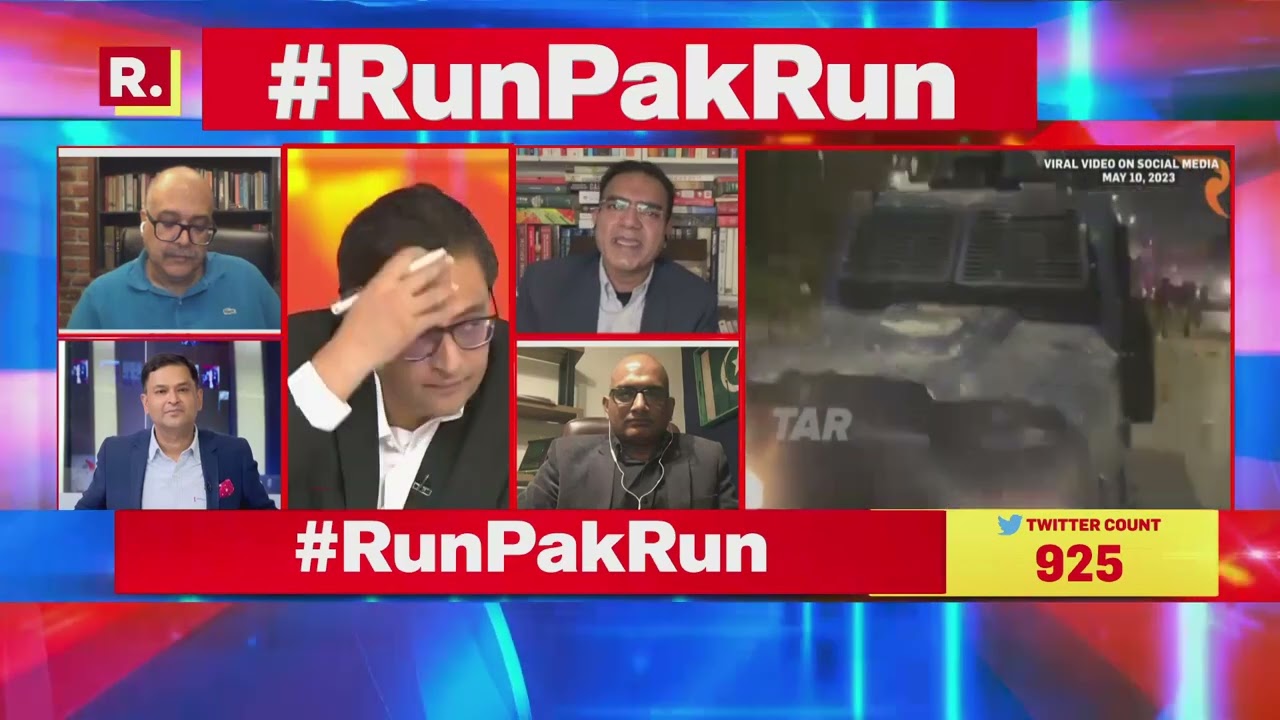 Imran Khan’s Party Leader Breaks Down On Arnab’s Debate