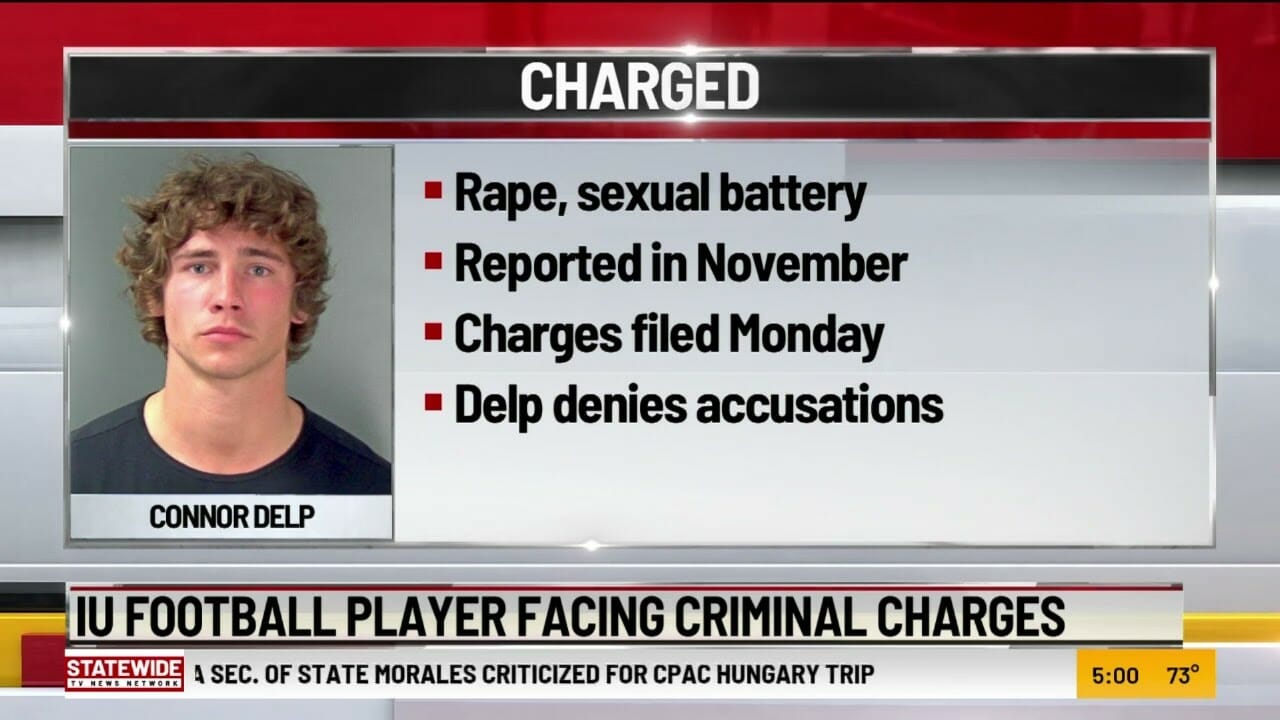 Indiana University Football Player Facing Criminal Charges