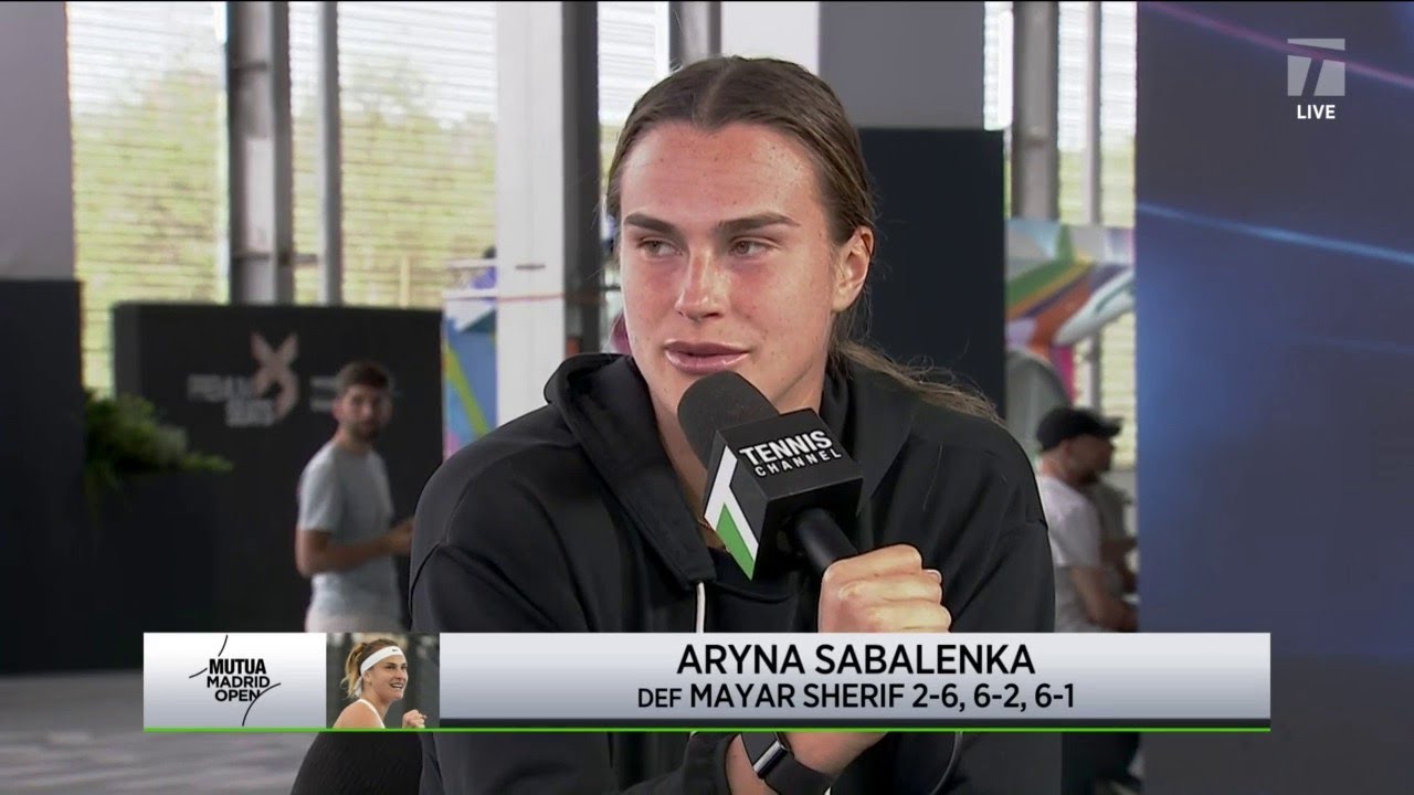 Interview: A. Sabalenka; Madrid Qf Win | Tennis News