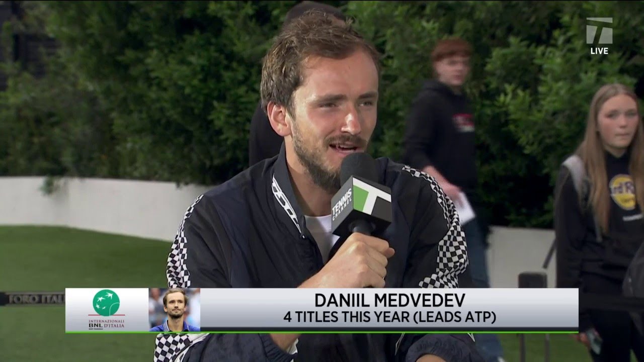 Interview: D. Medvedev; Rome 3r | Tennis News