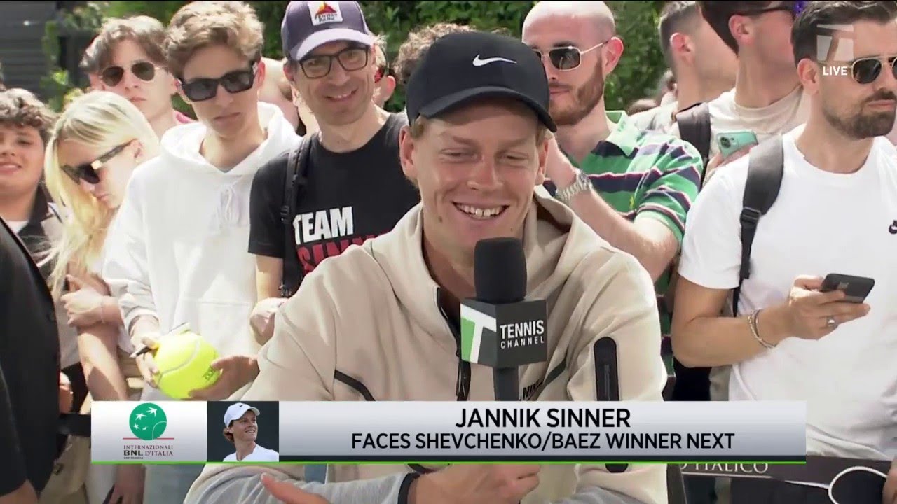 Interview: J. Sinner; Rome 2r Win | Tennis News