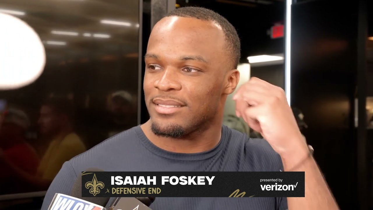 Isaiah Foskey Early Impressions At Saints Rookie Minicamp 2023 | Saints News