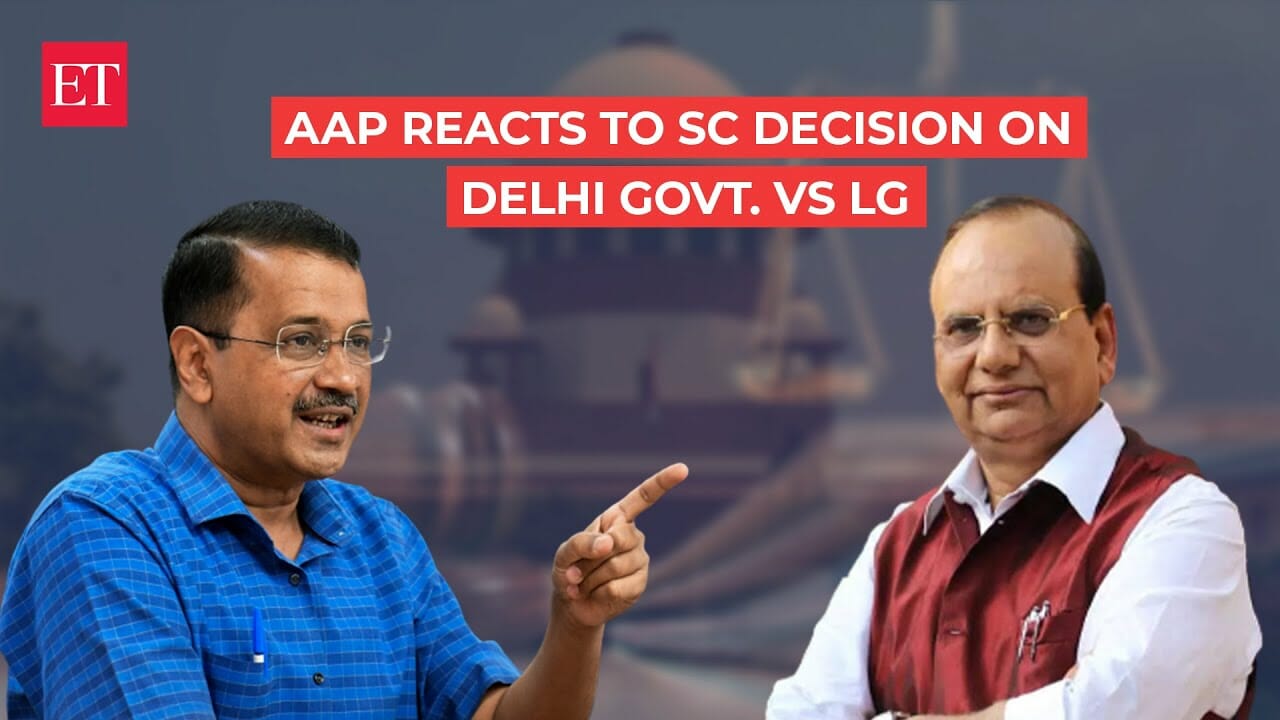 It’s A Victory For The People Of Delhi: Aap On Sc judgement | Econ Times