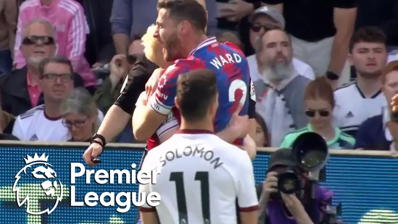 Joel Ward Equalizes For Crystal Palace Against Fulham | Premier League | Nbc Sports