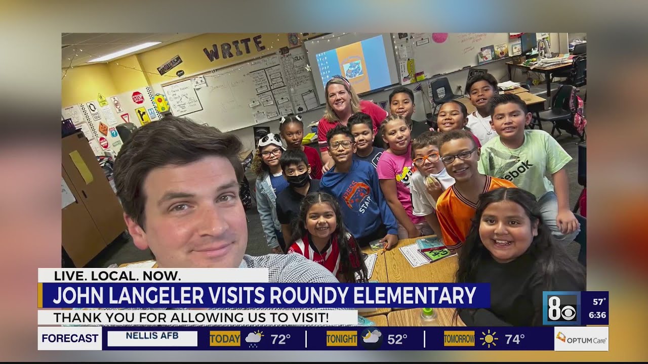 John Langeler Visits Roundy Elementary