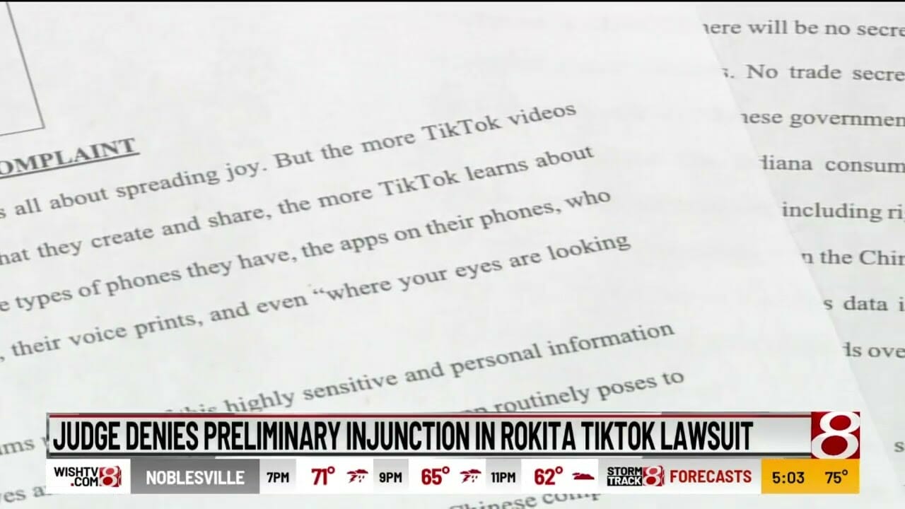 Judge Denies Preliminary Injunction In Ag Todd Rokita’s Tiktok Lawsuit