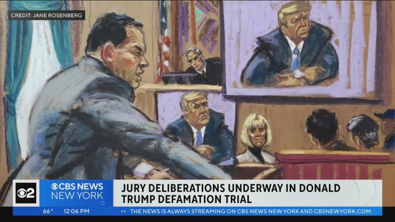 Jury Deliberations Begin In Trump Defamation Trial