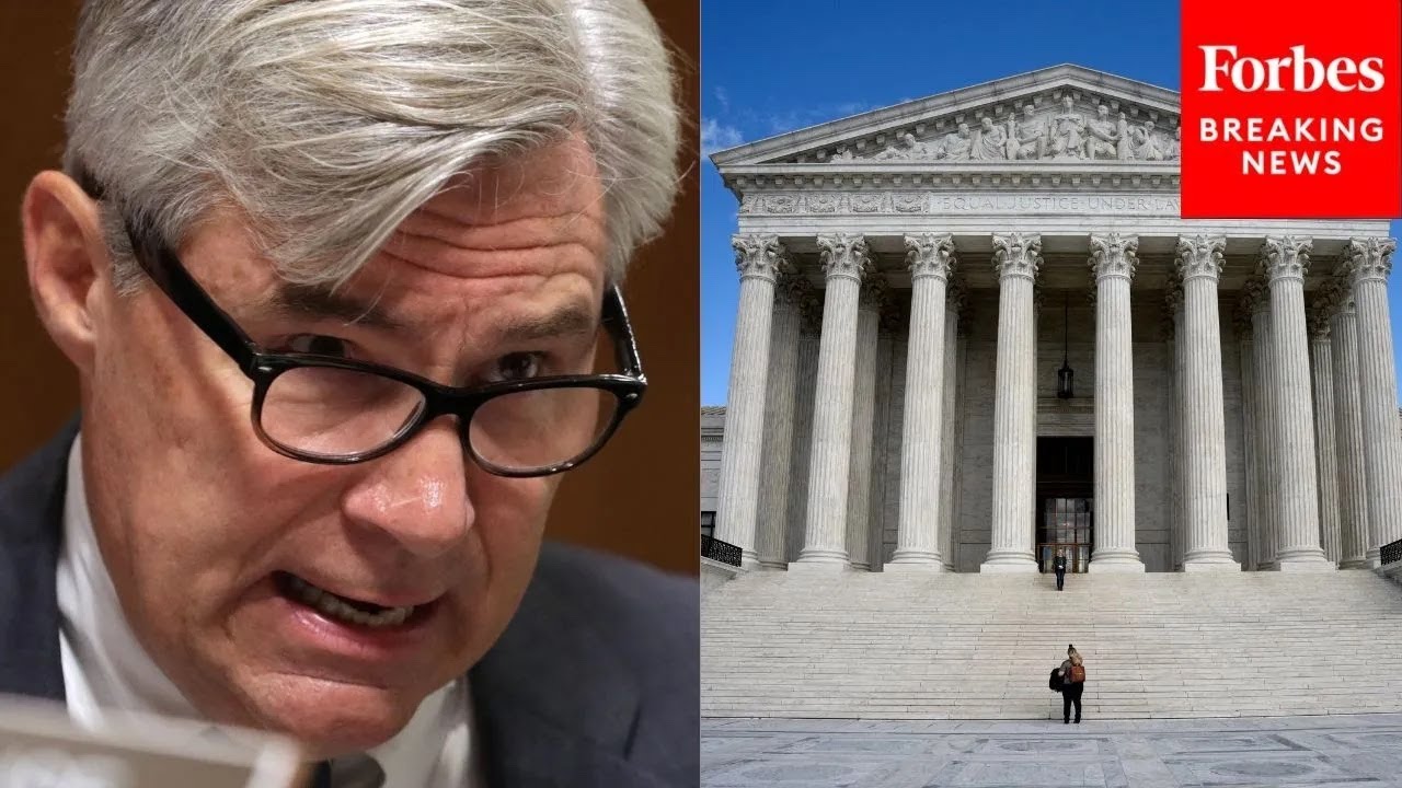 Just In: Sheldon Whitehouse Makes Case For Supreme Court Ethics Code, Rips Scalia, Thomas Vacations