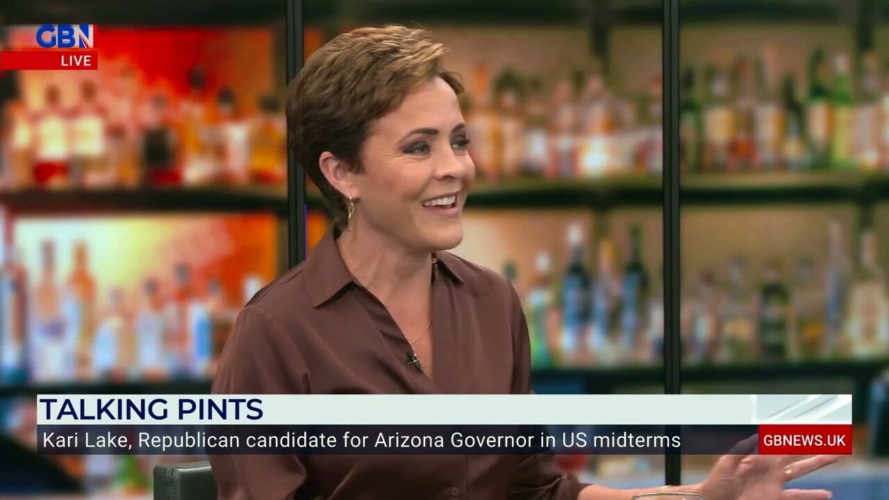 Kari Lake, Republican Candidate For Arizona Governor In Us Midterms, Joins Nigel Farage