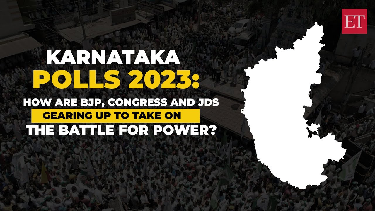 Karnataka Polls 2023: 10 Days Ahead Of Polling, How Are Bjp, Cong & Jds Poised To Take On The Battle | Econ Times