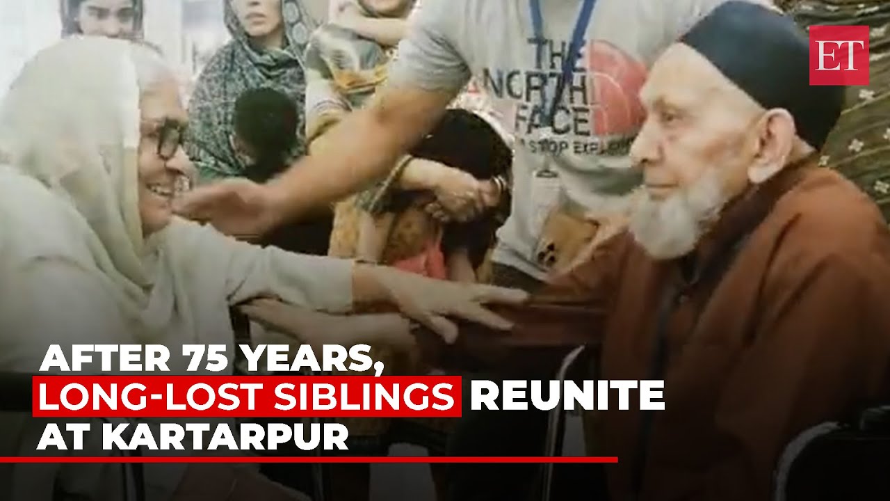 Kartarpur Corridor: Tearful Meeting Of Separated Siblings After More Than Seven Decades | Econ Times