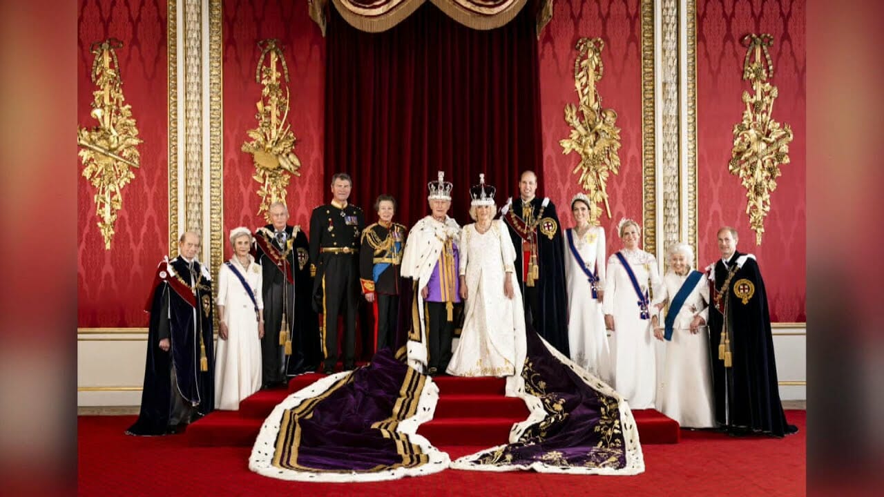 King Charles And Queen Camilla Pose For Official Portraits