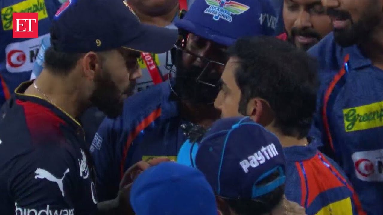 Kohli Gambhir Spat In An Ipl Match: Here’s How It All Happened | Econ Times