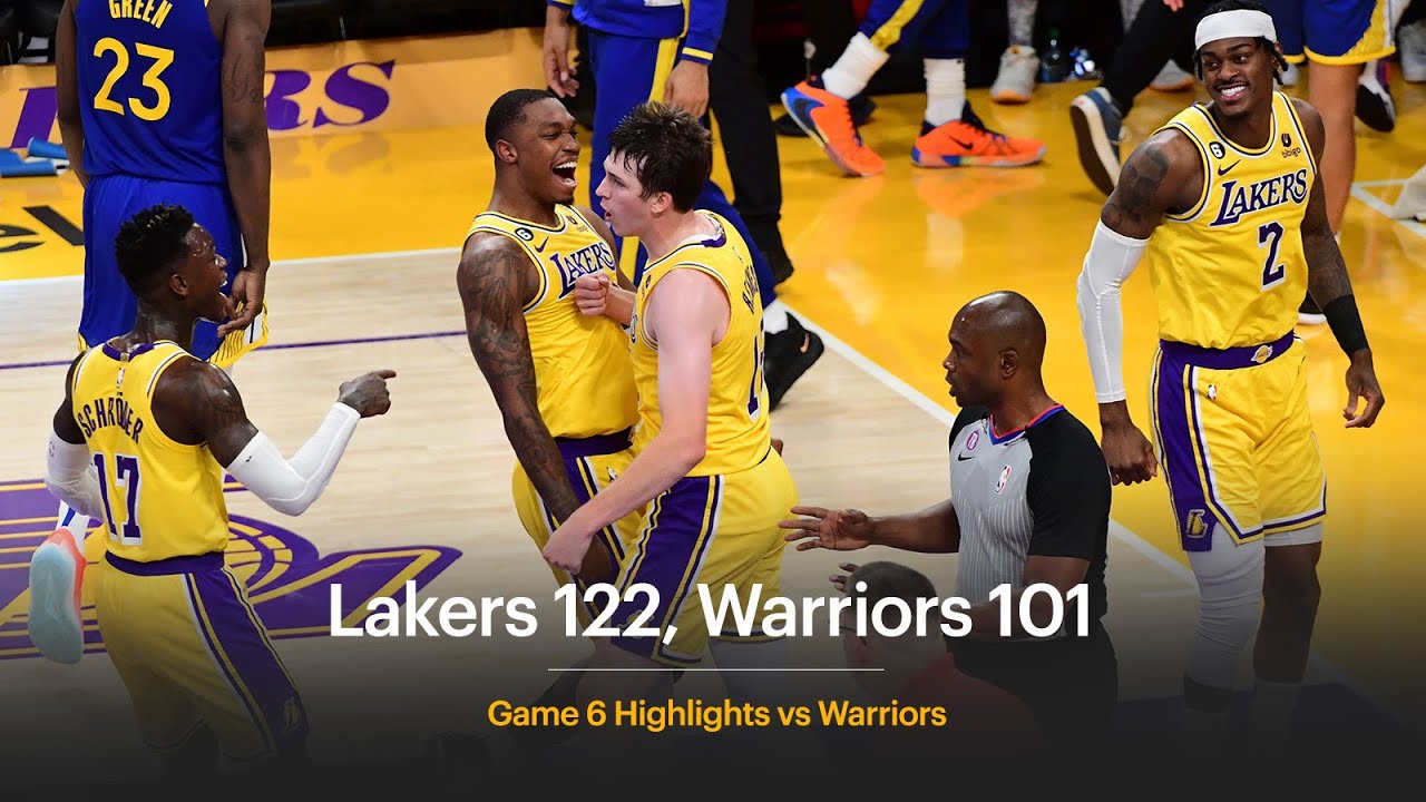 Lakers 122, Warriors 101 – Lakers In Six | 2023 Nba Playoffs