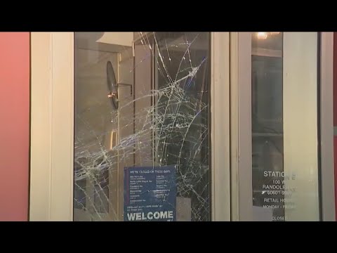 Large Group Smashes Into Loop Post Office