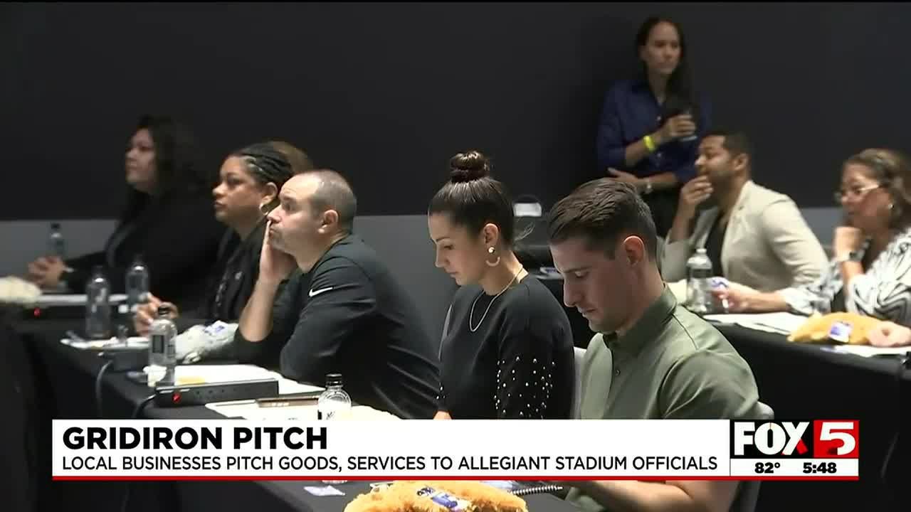 Las Vegas Businesses Pitch Goods, Services To Allegiant Stadium Officials