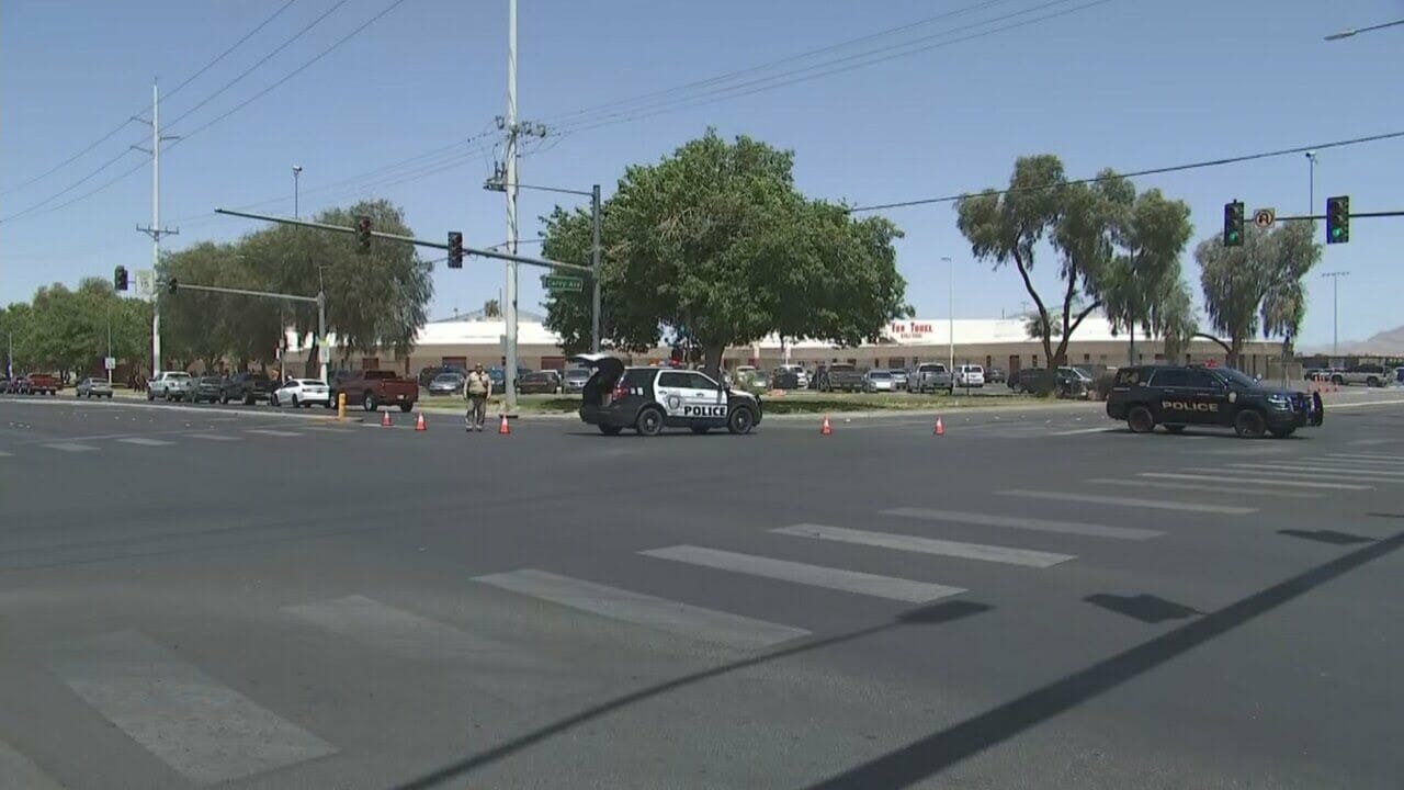 Las Vegas Police Investigate After Adult Shot At Northeast Valley Middle School