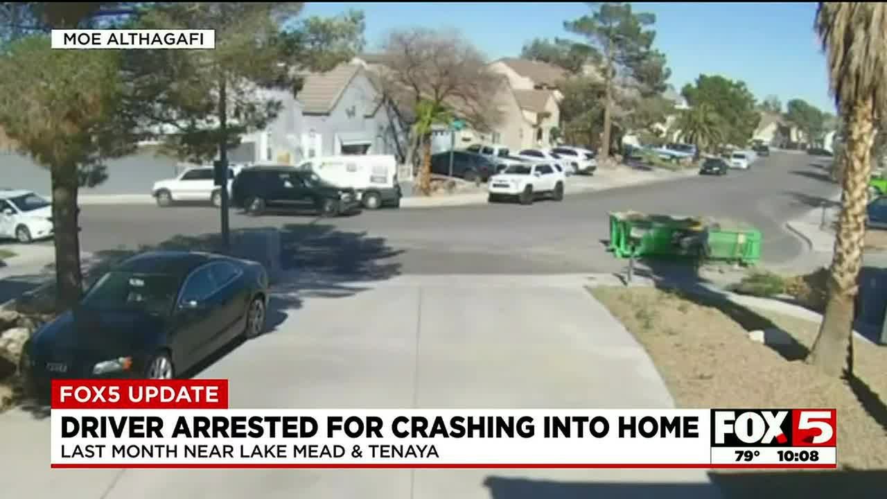 Las Vegas Police Say California Driver Arrested After Accused Of Slamming Suv Into Home In April