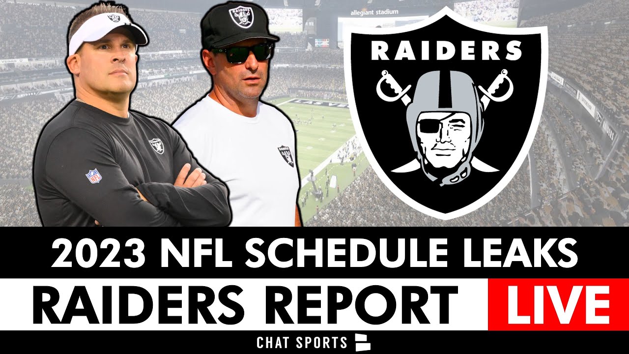 Las Vegas Raiders 2023 Nfl Schedule Reveal & Leaks + Latest Raiders Rumors