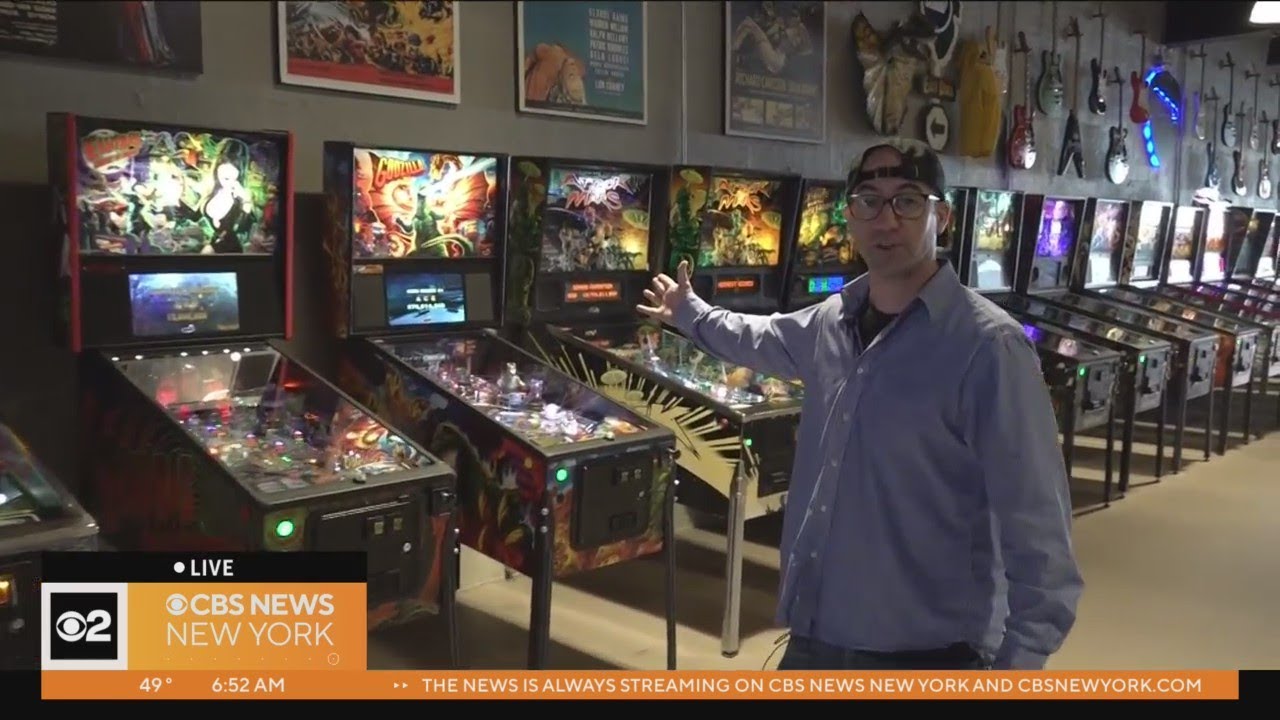 Li Man Sets Up Massive Pinball Arcade