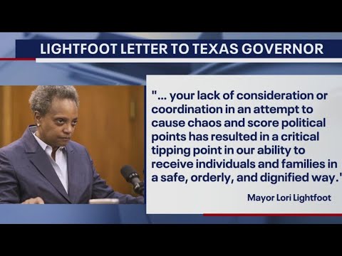 Lightfoot Blasts Texas Governor In Letter About Migrants: ‘lack Of Consideration’