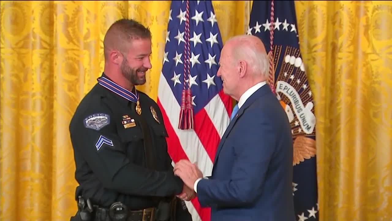 Littleton Pd Corporal Receives Medal Of Valor