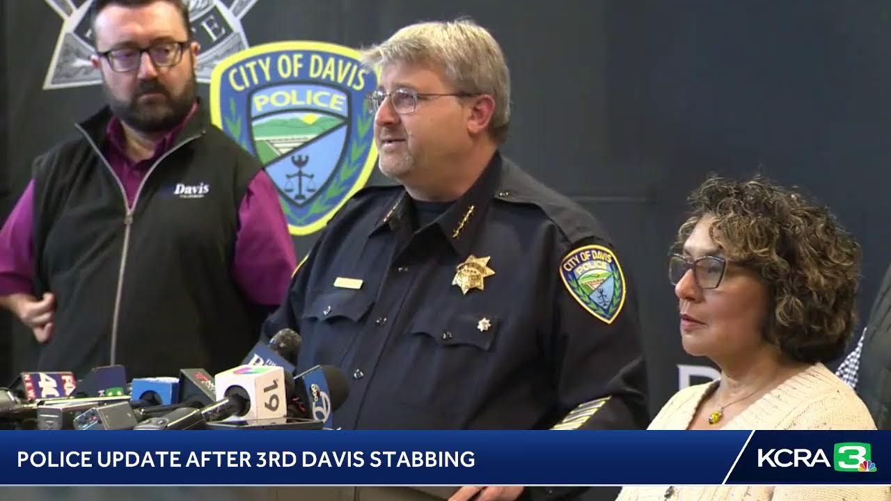 Live | Davis Police Are Providing An Update After A Third Person Was Stabbed In The City In Less …