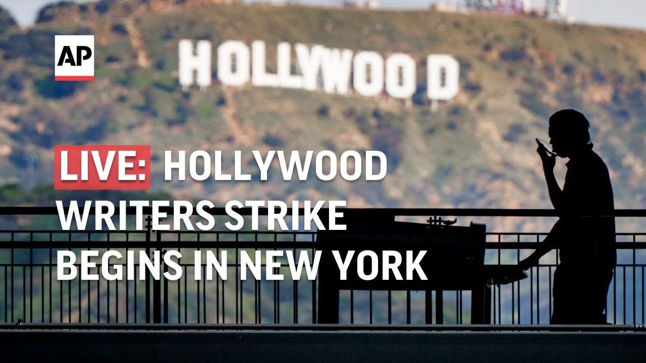 Live | Hollywood Writers Strike Picket Lines Begin Out Of New York | Ap