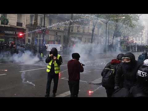 🔴 Live: Macron’s Pension Reform Fuels May Day Protests Across France • France 24 English