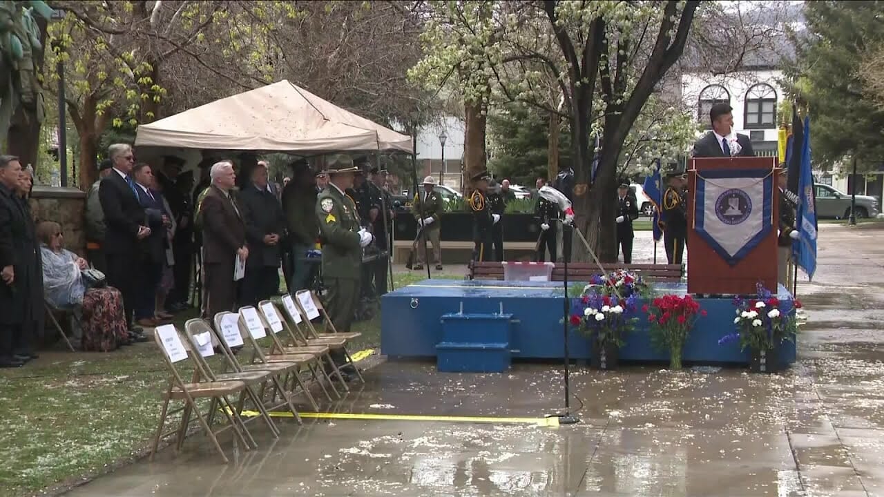 Lombardo Pays Tribute To Fallen Officers At Carson City Ceremony