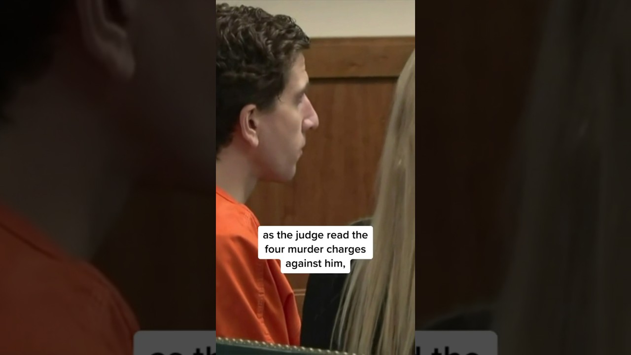 Man Accused Of Killing 4 University Of Idaho Students Appears In Court #shorts