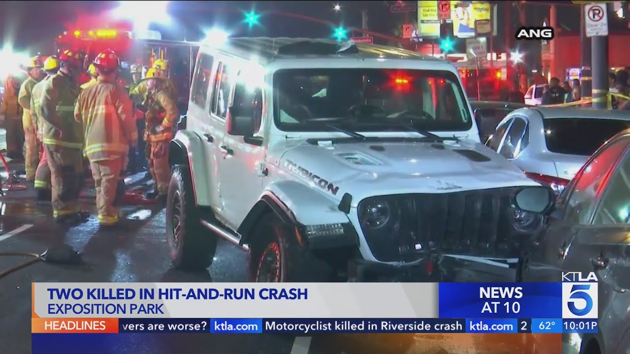 Man And A Woman Killed In Hit And Run In Exposition Park