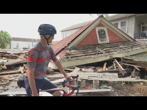 Man Bikes 10k Miles To Raise Money For Hurricane Ida Recovery | New Orleans News