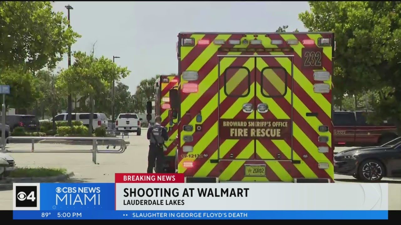 Man Shot At Lauderdale Lakes Walmart, Suspect Fled On Foot