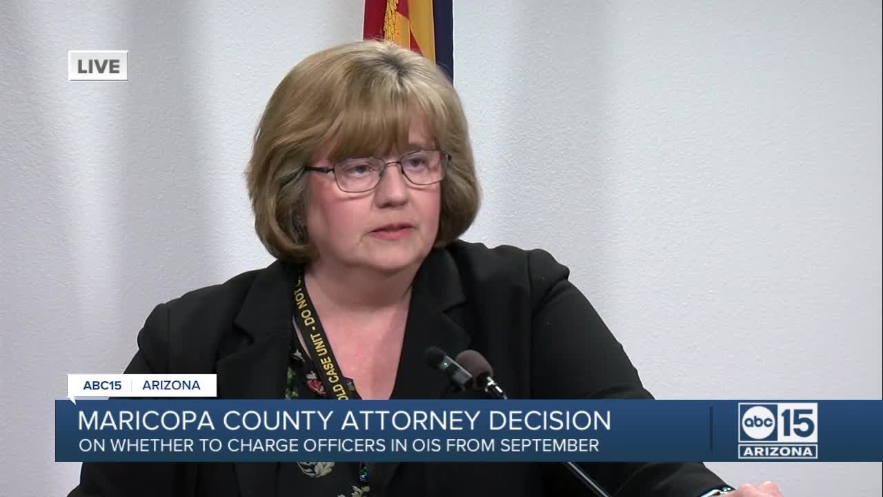 Maricopa County Attorney Rachel Mitchell Announces Decision In 2022 Officer Involved Shooting