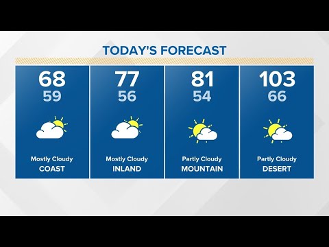 Marine Layer Leads To More May Gray As Monsoonal Moisture Increases Chance For Humidity, T Storms