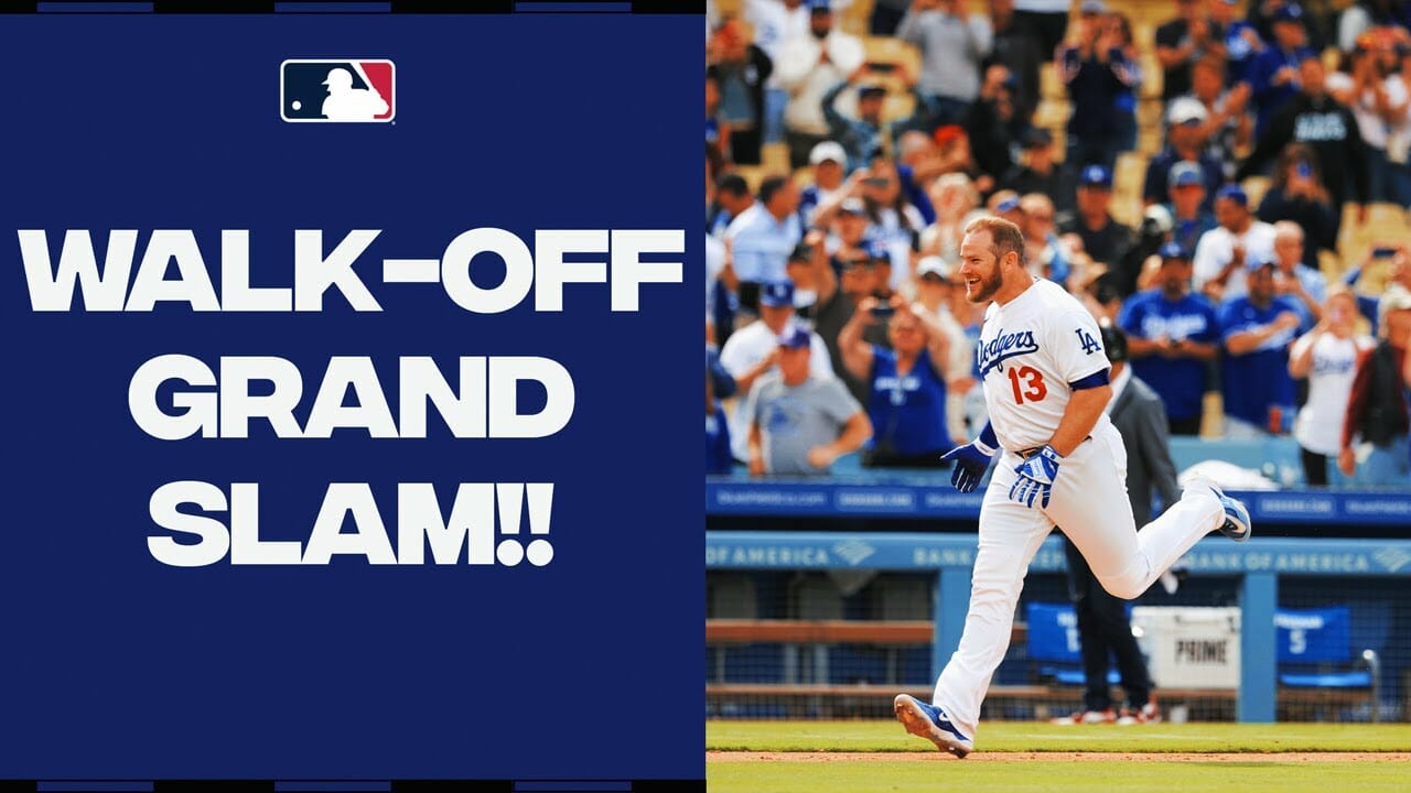 Maximum Power!!! Max Muncy Drills A Walk Off Grand Slam For The Dodgers!