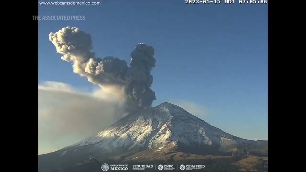 Mexican Volcano Spews Lava And Gases | Ap