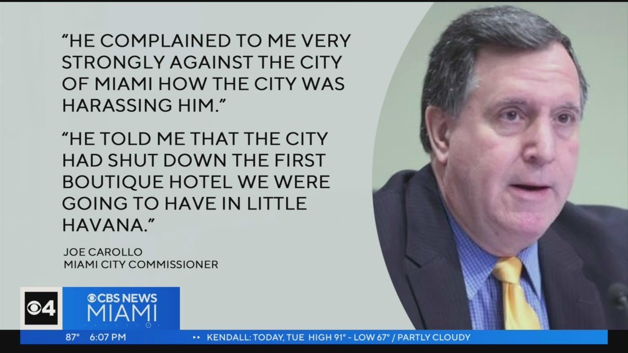 Miami Commissioner Joe Carollo Hits Back In Court