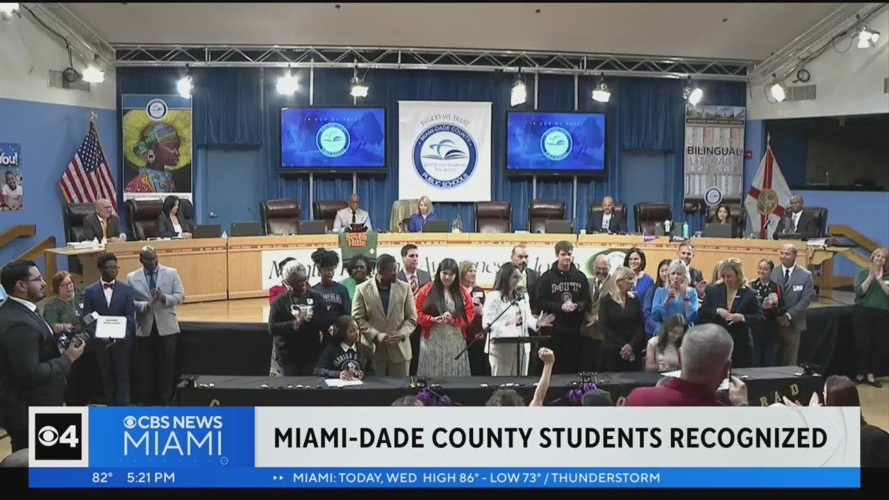 Miami Dade County Students Recognized