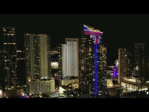 Miami Worldcenter Lights Up For Coronation