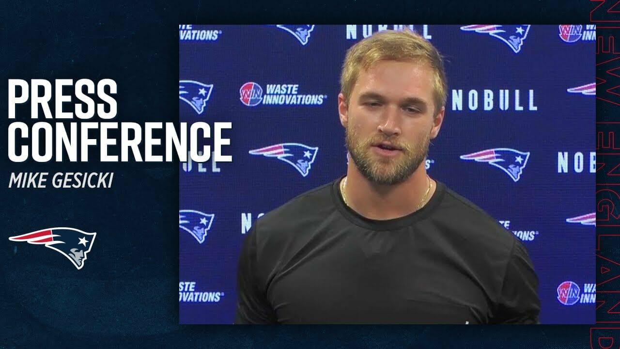 Mike Gesicki On The Patriots Coaching Staff And New England Football Culture | Press Conference