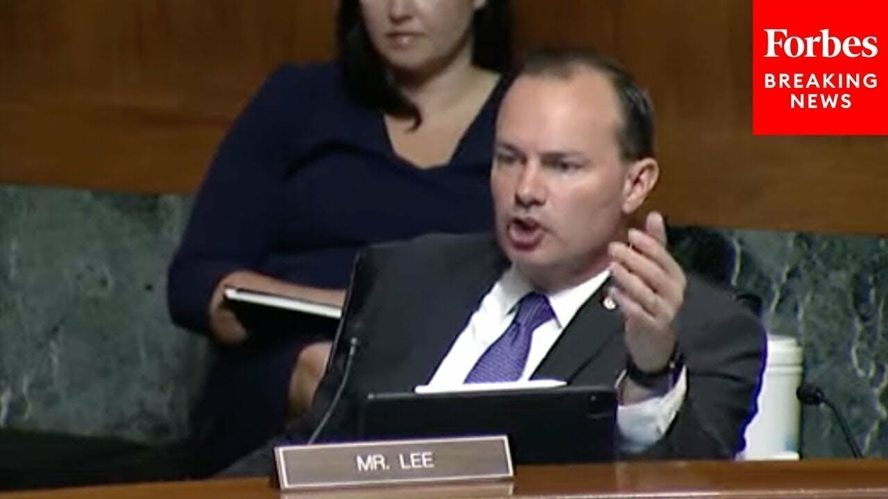 Mike Lee Asks Energy Commissioner Point Blank If Utahns Should Pay For Energy Lines For Ca