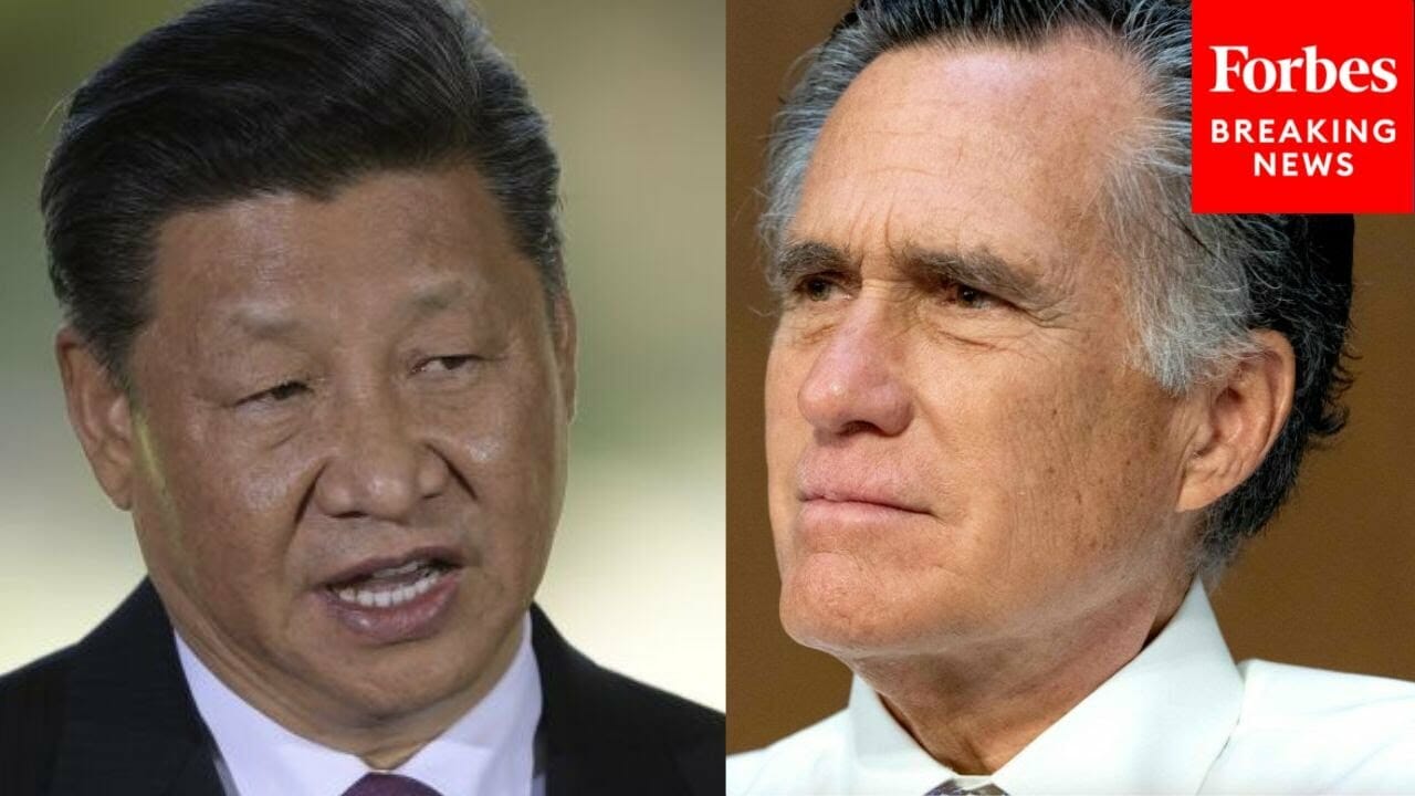 Mitt Romney Raises Concern About Challenges Caused By China ’not Playing By The Rules’