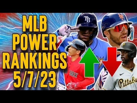 Mlb Power Rankings #2 Rays Walk Off; Cardinals, Pirates, Mets, Yankees Slumping, Red Sox Hot