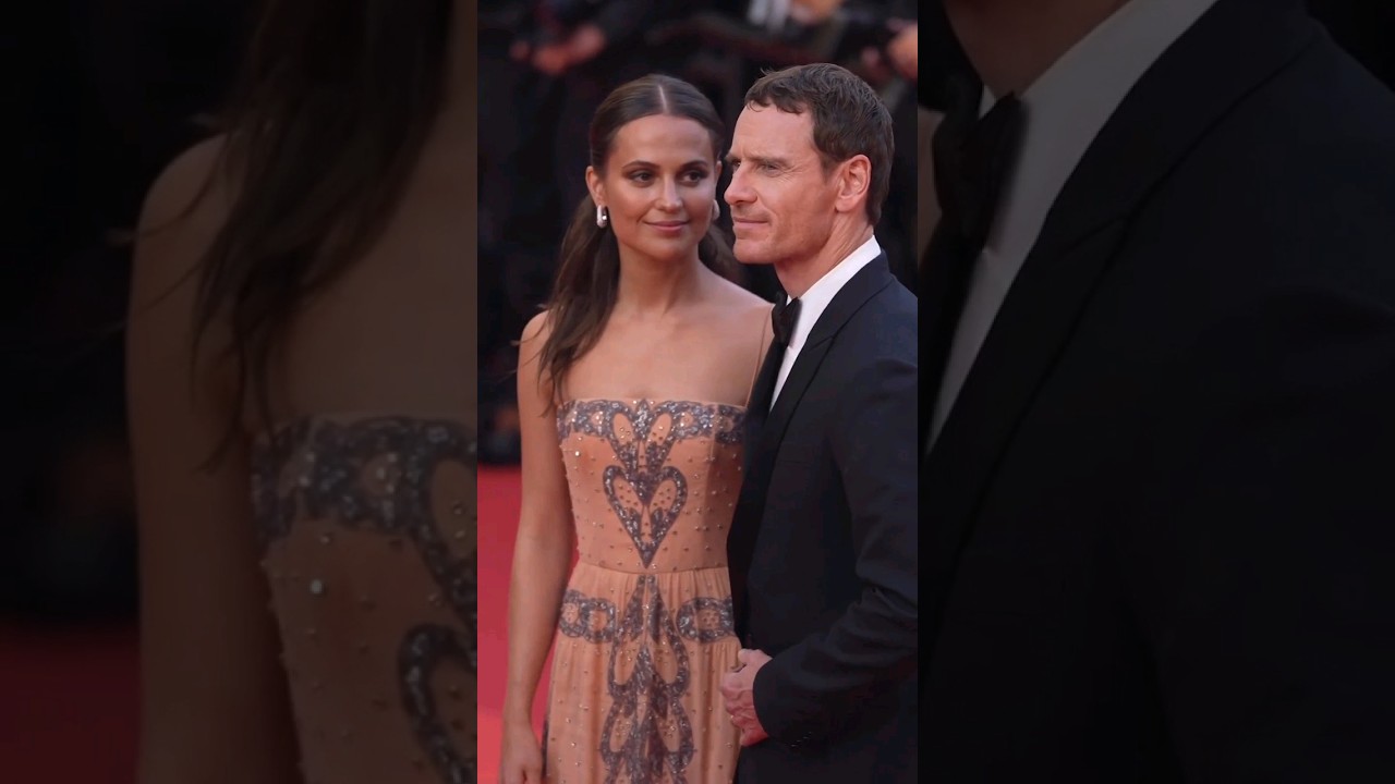 Mom & Dad. 😍 Alicia Vikander & Michael Fassbender’s Date Night At The #cannesfilmfestival. #shorts